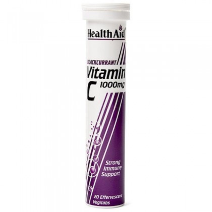 HEALTH AID VITAMIN C 1000MG - BLACKCURRANT